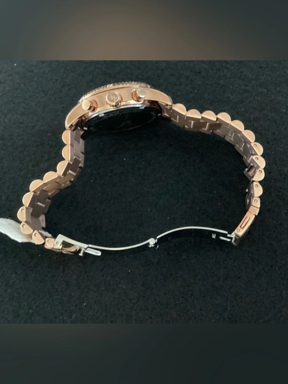 Michael Kors Lexington Chronograph Rose GoldTone Stainless Steel Bracelet Watch - Picture 11 of 13